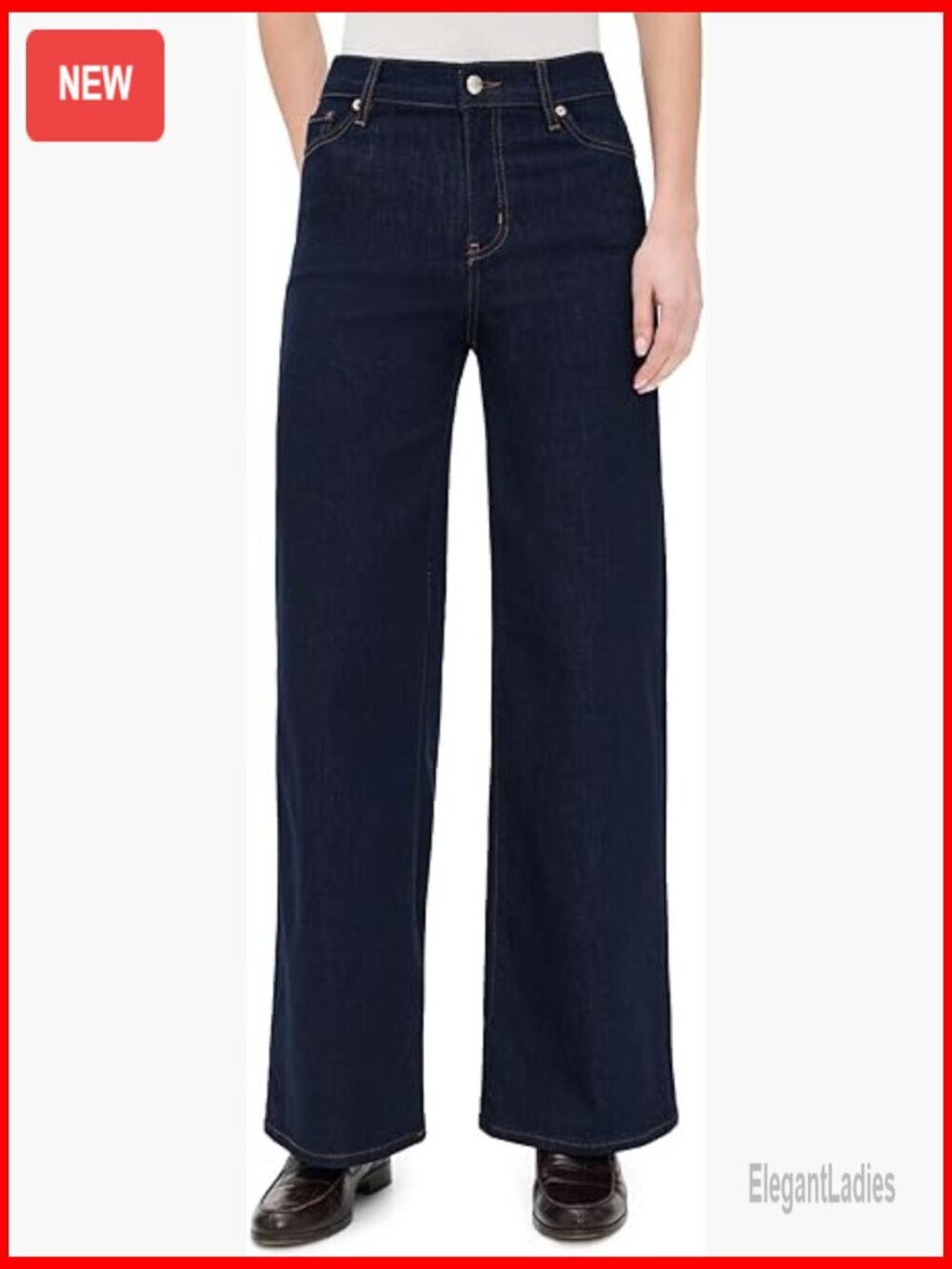 Slim Fit Palazzo Jeans, Lightweight Stretch Denim, 30.75 Inseam